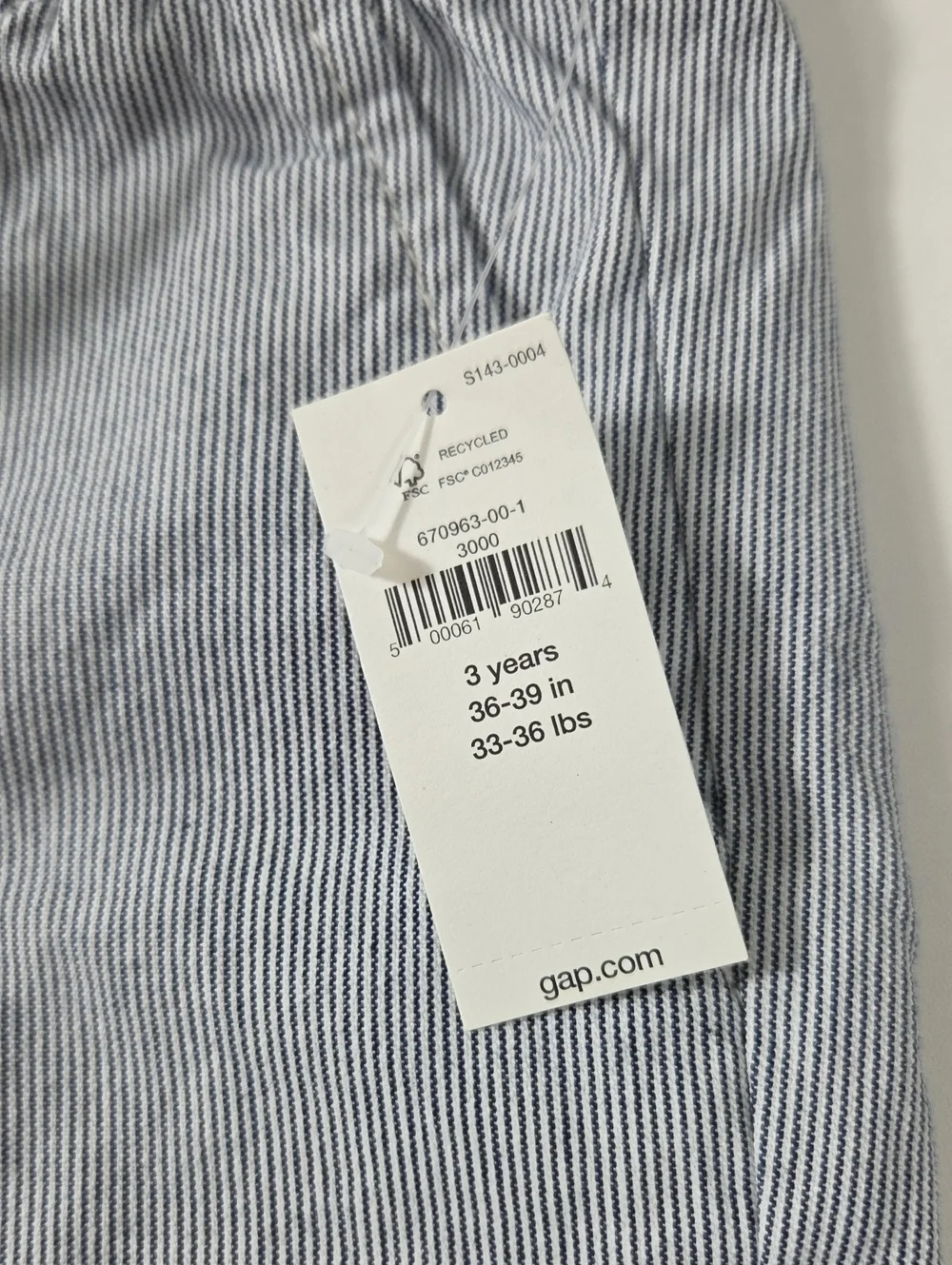 GAP 100% cotton
